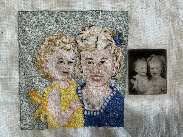 Sketch with Stitches - A tribute in thread